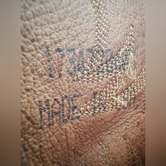 Nocona Classic Women's Full Suede Western Cowboy Boots Brown Size 8.5 D USA - Picture 10 of 13